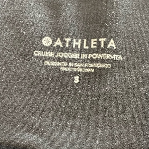 NWT Athleta Cruise Jogger in Powervita, Black High-Waisted, Athleisure, Small - Picture 6 of 13